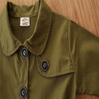 Load image into Gallery viewer, Kid Girls Solid Color Coats Wholesale 220711195
