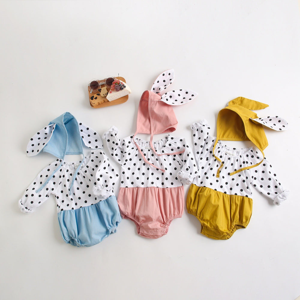 Baby Kid Unisex Polka dots Rompers Wholesale 220711203