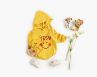 Load image into Gallery viewer, Baby Kid Unisex Cartoon Expression Print Rompers Wholesale 220711207
