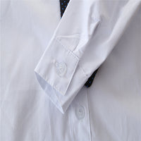 Load image into Gallery viewer, 3 Pieces Set Kid Boys Birthday Party Bow Shirts Solid Color Vests Waistcoats And Pants Wholesale 22071121
