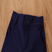 Load image into Gallery viewer, 3 Pieces Set Kid Boys Birthday Party Bow Shirts Solid Color Vests Waistcoats And Pants Wholesale 22071121
