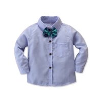 Load image into Gallery viewer, 3 Pieces Set Kid Boys Birthday Party Bow Shirts Solid Color Vests Waistcoats And Pants Wholesale 22071121
