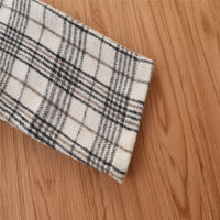 Load image into Gallery viewer, 3 Pieces Set Baby Kid Girls Solid Color Tank Tops And Checked Jackets Outwears And Skirts Wholesale 220711286
