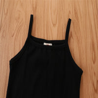 Load image into Gallery viewer, 3 Pieces Set Baby Kid Girls Solid Color Tank Tops And Checked Jackets Outwears And Skirts Wholesale 220711286
