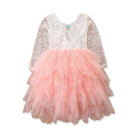 Load image into Gallery viewer, Kid Girls Color-blocking Lace Birthday Party Dresses Princess Dresses Wholesale 220711290

