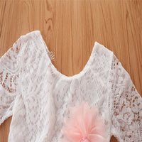 Load image into Gallery viewer, Kid Girls Color-blocking Lace Birthday Party Dresses Princess Dresses Wholesale 220711290
