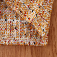 Load image into Gallery viewer, 3 Pieces Set Baby Kid Girls Solid Color Blouses Checked Vests Waistcoats And Skirts Wholesale 220711292
