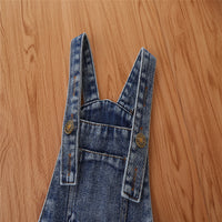 Load image into Gallery viewer, 3 Pieces Set Baby Girls Muslin&amp;Ribbed Rompers Solid Color Dresses And Bow Headwear Wholesale 220711328
