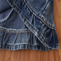 Load image into Gallery viewer, 3 Pieces Set Baby Girls Muslin&amp;Ribbed Rompers Solid Color Dresses And Bow Headwear Wholesale 220711328
