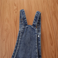 Load image into Gallery viewer, 3 Pieces Set Baby Girls Muslin&amp;Ribbed Rompers Solid Color Dresses And Bow Headwear Wholesale 220711328
