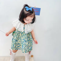 Load image into Gallery viewer, Baby Kid Girls Flower Lace Print Dresses Wholesale 220711432
