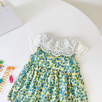 Load image into Gallery viewer, Baby Kid Girls Flower Lace Print Dresses Wholesale 220711432
