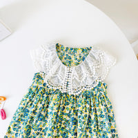 Load image into Gallery viewer, Baby Kid Girls Flower Lace Print Dresses Wholesale 220711432
