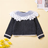 Load image into Gallery viewer, 2 Pieces Set Baby Kid Girls Checked Jackets Outwears And Skirts Wholesale 220711479
