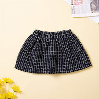 Load image into Gallery viewer, 2 Pieces Set Baby Kid Girls Checked Jackets Outwears And Skirts Wholesale 220711479
