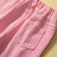 Load image into Gallery viewer, 2 Pieces Set Baby Kid Girls Solid Color Jackets Outwears And Ripped Pants Wholesale 220711504
