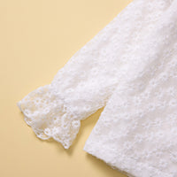 Load image into Gallery viewer, 2 Pieces Set Baby Kid Girls Lace Tops And Checked Skirts Wholesale 220711505
