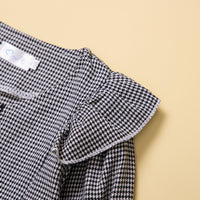 Load image into Gallery viewer, 2 Pieces Set Baby Kid Girls Houndstooth Print Jackets&amp;Outwears And Shorts Wholesale 220711511
