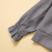 Load image into Gallery viewer, 2 Pieces Set Baby Kid Girls Houndstooth Print Jackets&amp;Outwears And Shorts Wholesale 220711511
