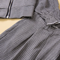 Load image into Gallery viewer, 2 Pieces Set Baby Kid Girls Houndstooth Print Jackets&amp;Outwears And Shorts Wholesale 220711511
