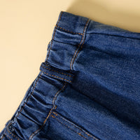 Load image into Gallery viewer, 2 Pieces Set Baby Kid Girls Solid Color Muslin&amp;Ribbed Tops And Ripped Skirts Wholesale 220711514
