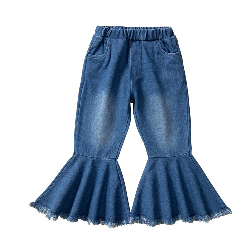 Baby Kid Girls Solid Color Pants Jeans Wholesale 220711517