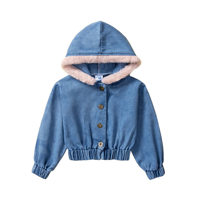 Baby Kid Girls Solid Color Jackets&Outwears Wholesale 220711518