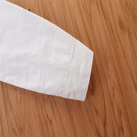 Load image into Gallery viewer, 3 Pieces Set Baby Kid Boys Birthday Party Solid Color Bow Shirts And Striped Vests Waistcoats And Pants Wholesale 22071172
