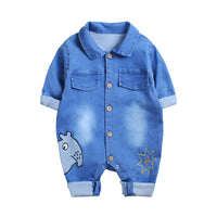 Load image into Gallery viewer, Baby Unisex Letters Animals Car Cartoon Print Jumpsuits Wholesale 22071310
