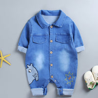 Load image into Gallery viewer, Baby Unisex Letters Animals Car Cartoon Print Jumpsuits Wholesale 22071310

