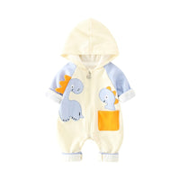Load image into Gallery viewer, Baby Unisex Color-blocking Dinosaur Jumpsuits Wholesale 220713100
