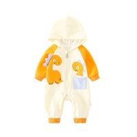 Load image into Gallery viewer, Baby Unisex Color-blocking Dinosaur Jumpsuits Wholesale 220713100
