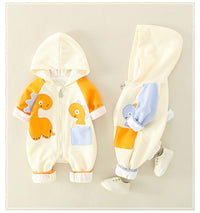 Load image into Gallery viewer, Baby Unisex Color-blocking Dinosaur Jumpsuits Wholesale 220713100
