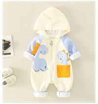 Load image into Gallery viewer, Baby Unisex Color-blocking Dinosaur Jumpsuits Wholesale 220713100
