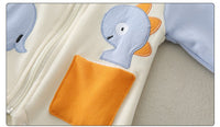 Load image into Gallery viewer, Baby Unisex Color-blocking Dinosaur Jumpsuits Wholesale 220713100
