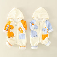 Load image into Gallery viewer, Baby Unisex Color-blocking Dinosaur Jumpsuits Wholesale 220713100
