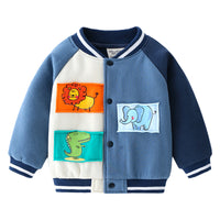 Load image into Gallery viewer, Baby Kid Boys Color-blocking Dinosaur Animals Cartoon Jackets&amp;Outwears Wholesale 220713176

