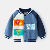 Load image into Gallery viewer, Baby Kid Boys Color-blocking Dinosaur Animals Cartoon Jackets&amp;Outwears Wholesale 220713176
