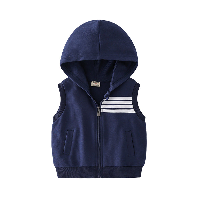 Baby Kid Boys Striped Vests Waistcoats Wholesale 220713181