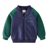 Load image into Gallery viewer, Baby Kid Boys Letters Cartoon Print Jackets Outwears Wholesale 220713188
