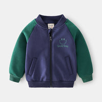 Load image into Gallery viewer, Baby Kid Boys Letters Cartoon Print Jackets Outwears Wholesale 220713188
