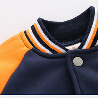 Load image into Gallery viewer, Baby Kid Boys Color-blocking Embroidered Jackets Outwears Wholesale 220713208
