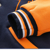 Load image into Gallery viewer, Baby Kid Boys Color-blocking Embroidered Jackets Outwears Wholesale 220713208
