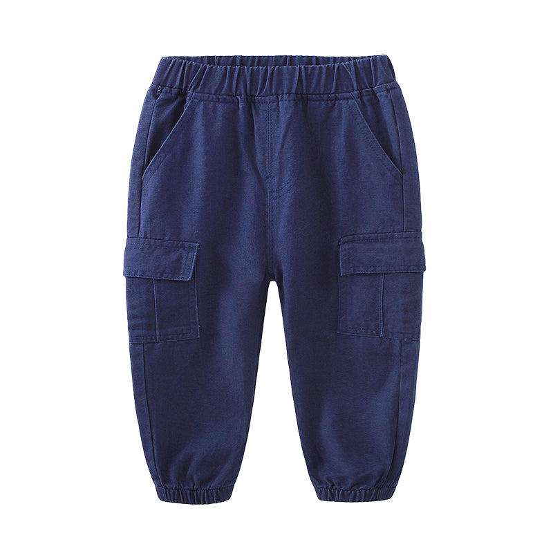 Baby Kid Boys Solid Color Pants Wholesale 22071321