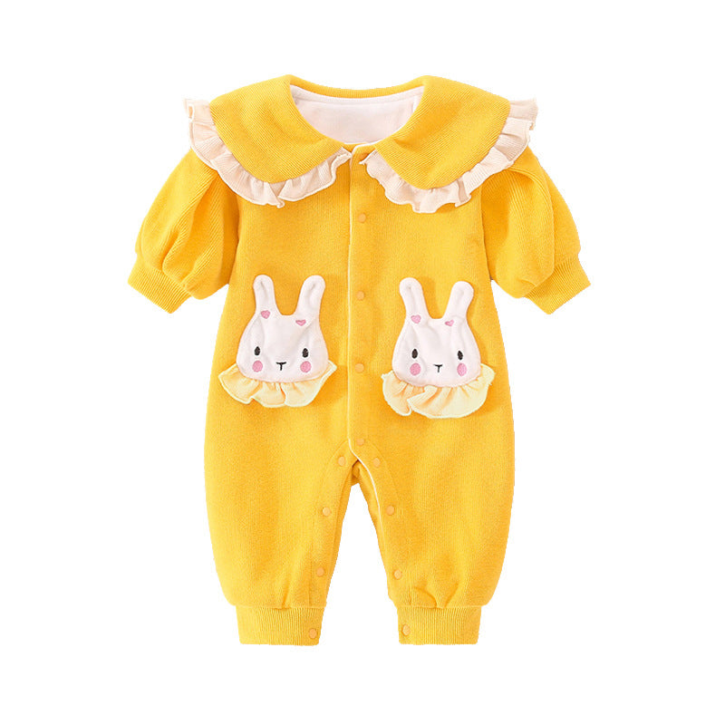 Baby Girls Animals Cartoon Jumpsuits Wholesale 220713225