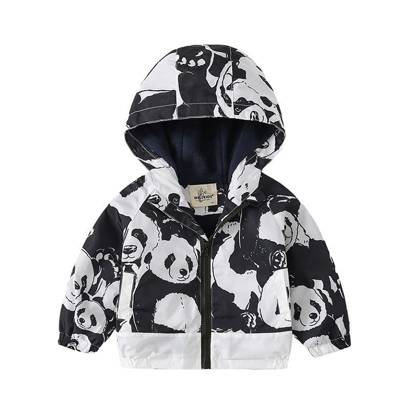 Baby Kid Boys Animals Print Jackets Outwears Wholesale 220713228