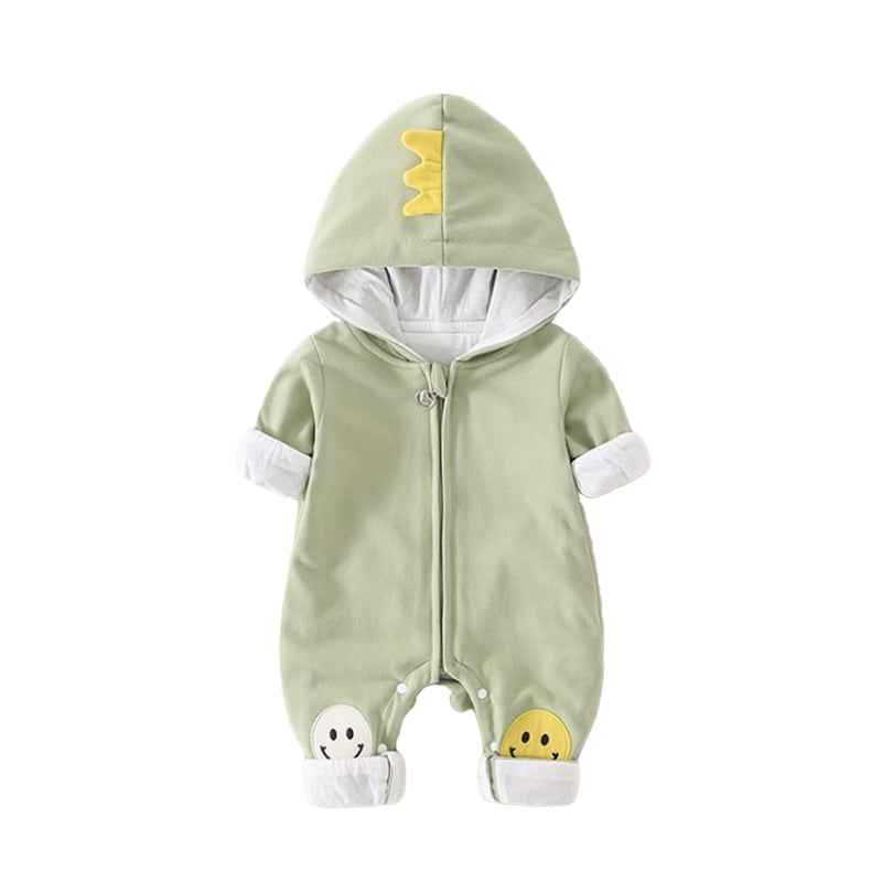 Baby Unisex Cartoon Expression Jumpsuits Wholesale 220713318