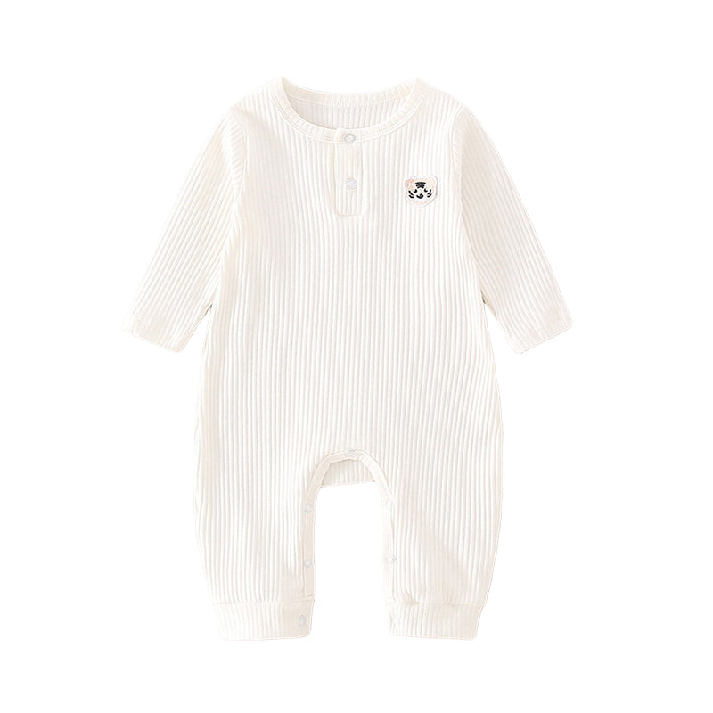 Baby Unisex Striped Muslin&Ribbed Jumpsuits Wholesale 220713344