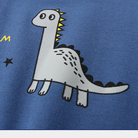 Load image into Gallery viewer, 2 Pieces Set Baby Kid Boys Dinosaur Cartoon Print Hoodies Swearshirts And Color-blocking Pants Wholesale 22071338
