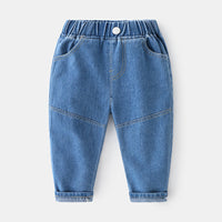 Load image into Gallery viewer, Baby Kid Boys Solid Color Jeans Wholesale 22071343
